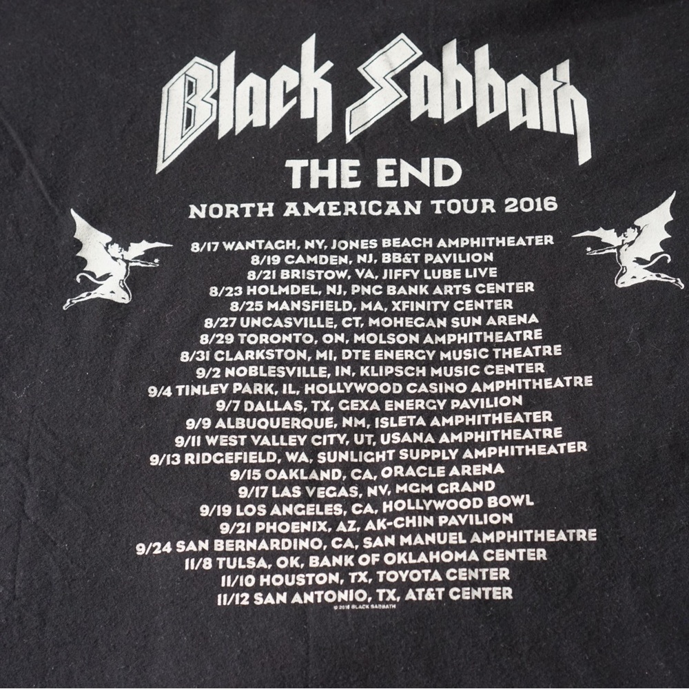 Black Sabbath Men's Black Graphic Tee - Picture 4 of 5